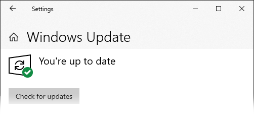 Windows Update example